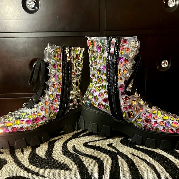 AZALEA WANG Noel Combat Boot, Size 8, NWOT - Picture 6 of 12